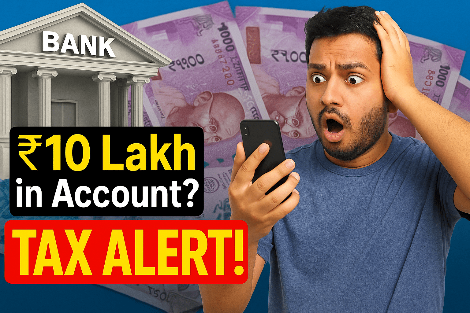 Income Tax Rule: बैंक खाते में तय सीमा से ज्यादा पैसा? देना होगा टैक्स!