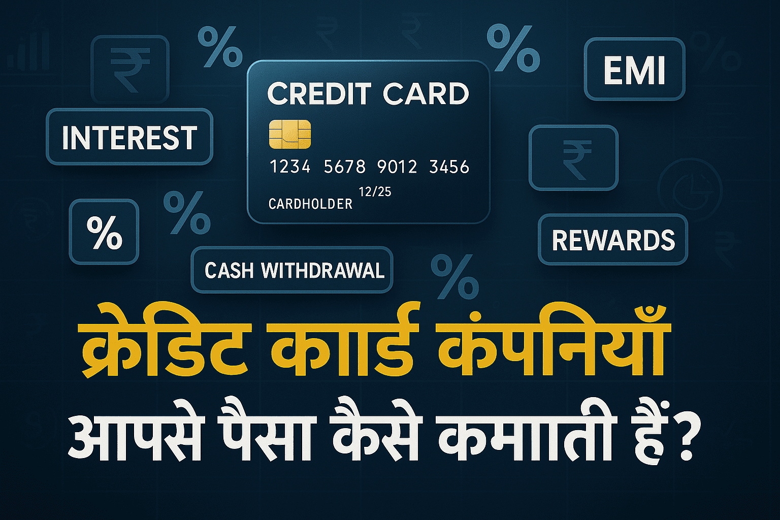 क्रेडिट कार्ड कंपनियाँ आपसे पैसा कैसे कमाती हैं? जानिए 10 चौंकाने वाले तरीके