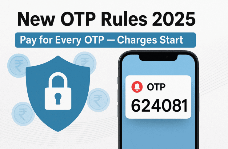 1 अगस्त 2025 से अब हर OTP पर देना होगा इतना चार्ज