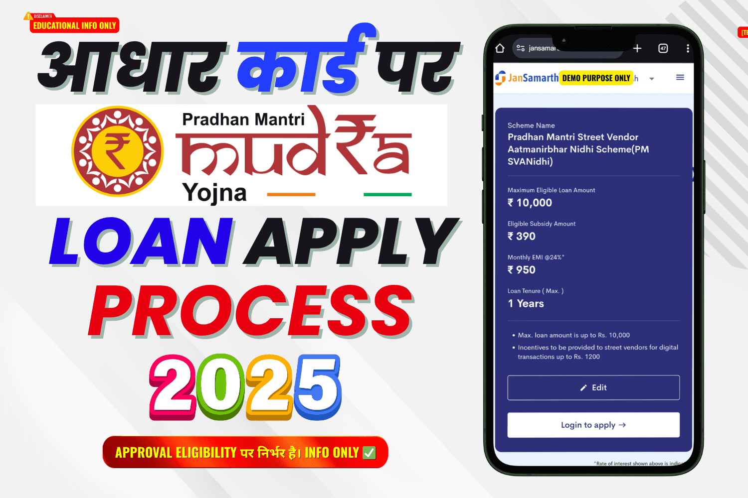 Mudra Yojna Se Loan Kaise Milega | प्रधानमंत्री मुद्रा लोन योजना 2025 – घर बैठे बिना गारंटी ₹10 लाख तक का बिज़नेस लोन
