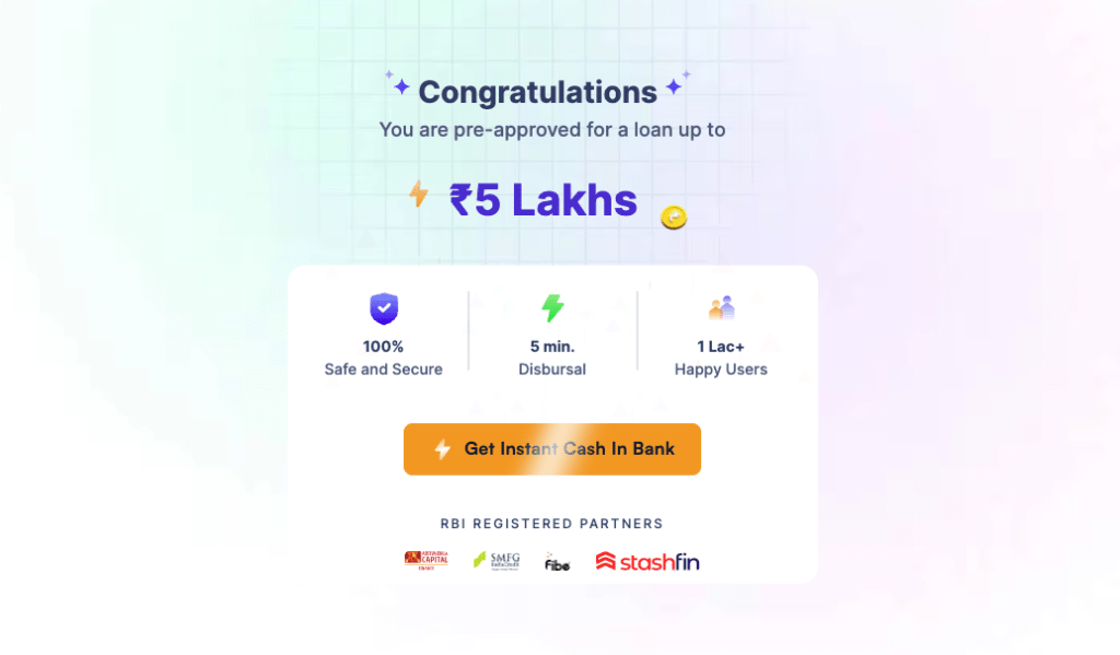 pre approved personal loan