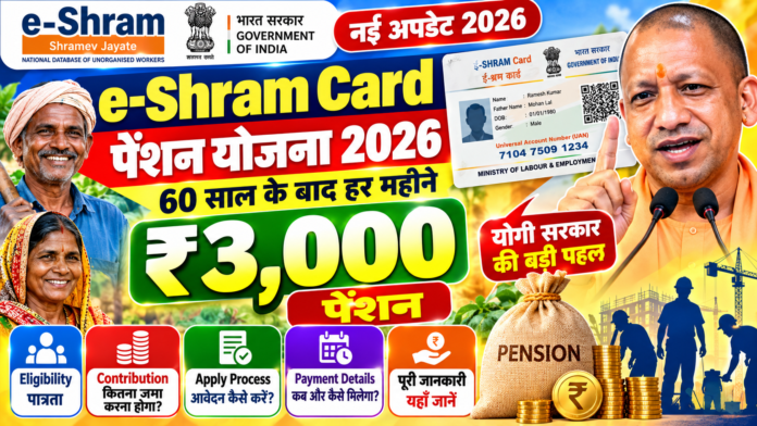 e-Shram Card Pension Yojana 2026