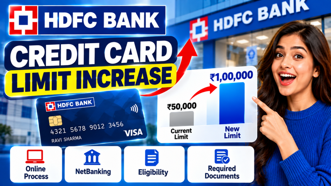 HDFC Credit Card Limit Enhancement