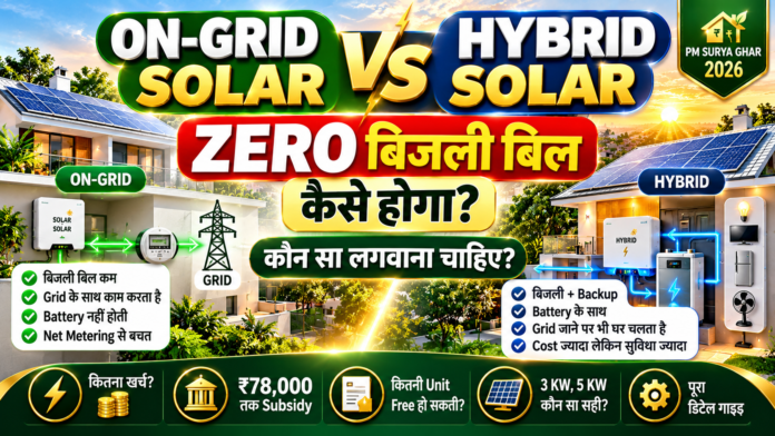 On Grid vs Hybrid Solar