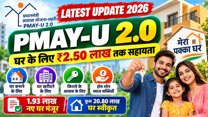 PMAY-U 2.0 Latest Update 2026