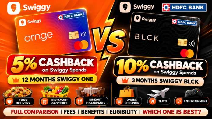 Swiggy Orange vs BLCK HDFC Credit Card