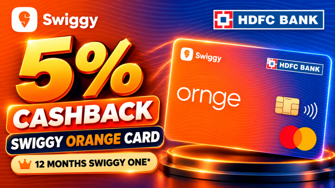 Swiggy Orange Card Cashback Spotlight Swiggy Orange HDFC Bank Credit Card