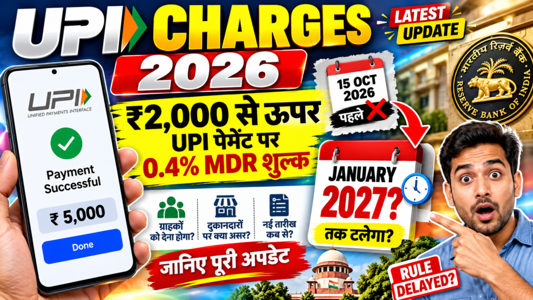 UPI Charges 2026