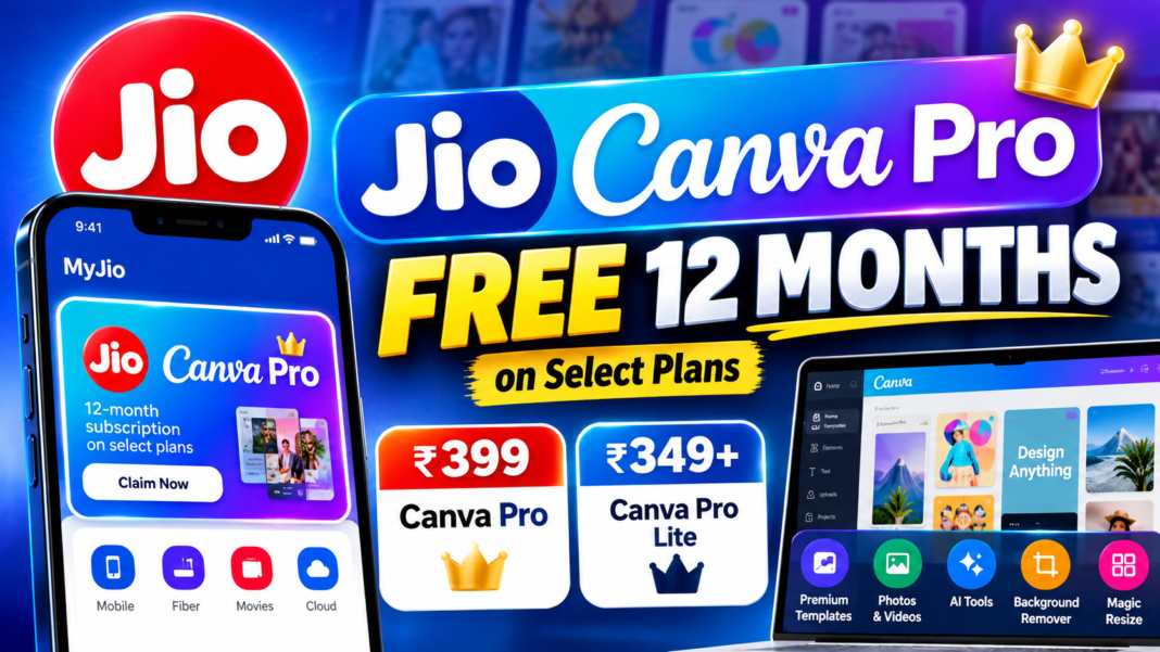 Jio Canva Pro Free 12 Months 2026