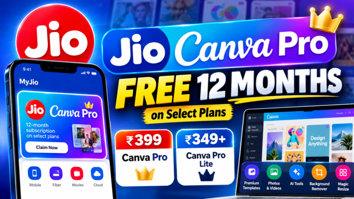 Jio Canva Pro Free 12 Months 2026